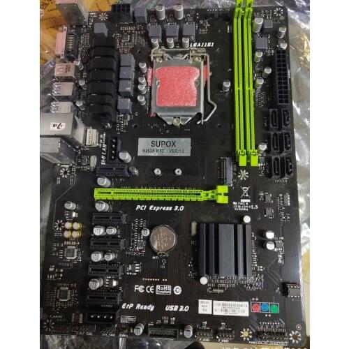 USed ASUS B250 MINING EXPERT original motherboard LGA 1151 DDR4 for i3 i5 i7 14NM 32GB 19 graphics B250 Desktop motherboard