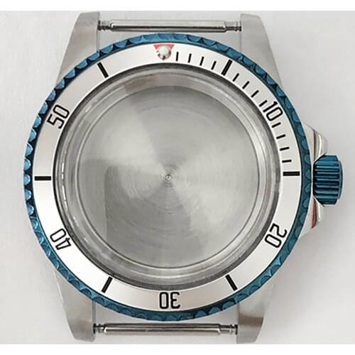 For NH35 Case Acrylic Mirror Stainless Steel Case Spare Parts for NH36 Mechanical Movement 39.5 mm Watch Shell Cover