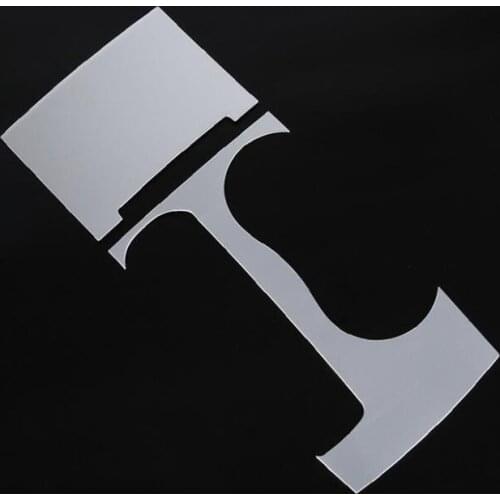 For Acura TLX 2018 2PCS ABS Chrome Car Gear Shift Knob Panel Frame Cover Trim Cover Trim Molding Car Styling Accessories