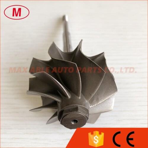 GT3071R 10 Blades 53.6/56.5mm Trim 90 ball bearing turbine wheel shaft/turbo wheel
