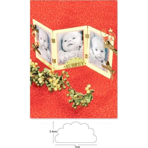 Lace Cloud Edge Border Metal Cutting Dies for DIY Scrapbooking Dies Paper Cards Making Embossing die cut Decorative craft dies