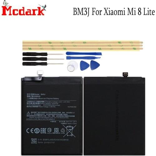 Mcdark Xiaomi Mi 8 Lite Phone Batteries