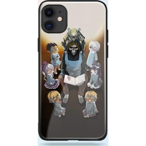 Overlord ainz aura anime soft silicone tempered glass For iPhone SE 6 6s 7 8 Plus X XR XS 11 Pro Max phone case cover shell