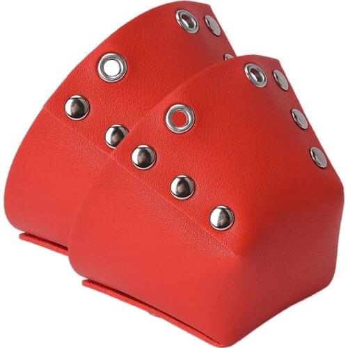 NEW-1 Pair Roller Skate Toe Caps PU Leather Skate Toe Guards for Roller Skates Toe Cap Protective