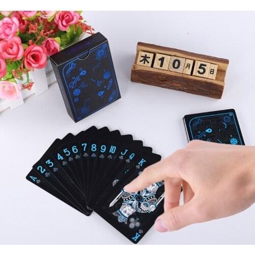 Poker Plastic Waterproof Playing Cards Board Game Washable Cartoon Deck Of Cards Poker Professional Deck of Cards