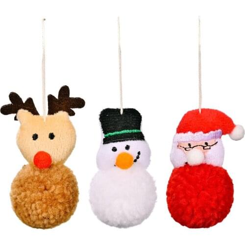 Adornos Navidad Natal Christmas Tree Decoration New Year Party Ornaments For Home Falnnel Ball Pendant