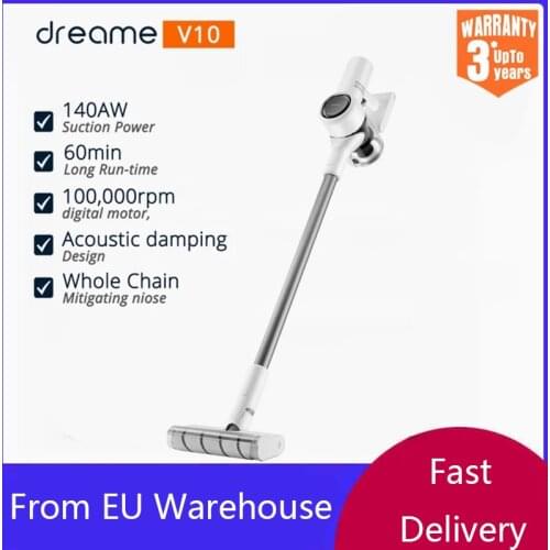 Dreame V10 Boreas Handheld Wireless Vacuum Cleaner Portable Cordless 22kPa Strong Suction Carpet Dust Collector Mites Cleaning