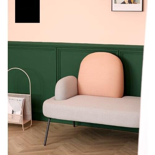 Nordic Simple Living Room Sofas Fabric Sofa Two-seater Sofa Couch Home Furniture