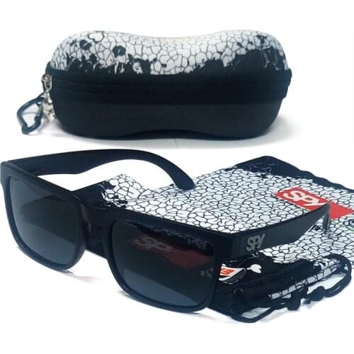 Square Polarized SPY Happy 43 Sunglasses Men Women Vintage Retro Mirror Lens Sun Glasses with Original Box Gafas De Sol 1301