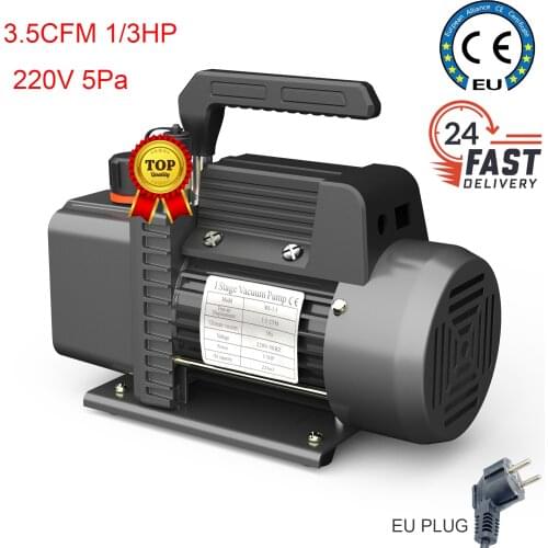 220V 3.5CFM 1/3HP vacuum pump air conditioner refrigerator R134a refrigeration maintenance rotary vane vacuum pump car repair