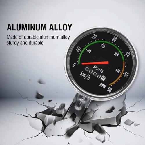 Bicycle Computer Mechanical Classic Retro Cycling Odometer Stopwatch Wired Speedometer Bike Accessory for 26/27.5/28/29inch bike