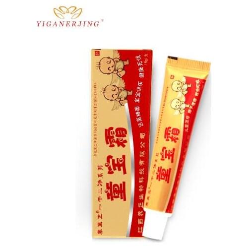 YIGANERJING Natural Baby Psoriasis Pruritus Eczema Dermatitis Cream Safety Natural No Side Effects Suitable All Skin 15g