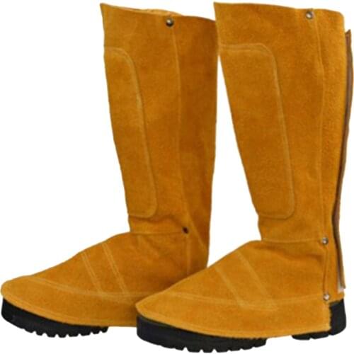 1Pair Welding Spats Shoe Cover Resistant Working Feet