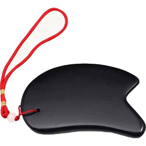 1Pc Chinese Traditional Scraping Plates Acupuncture Massage Gua Sha Natural Bian Stone Without Red Rope Therapy Body Tools