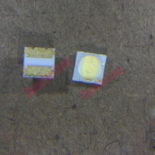 100PCS/Lot SMD LED 2828 6V 0.8W 60LM Cool White High Power For TV Backlight