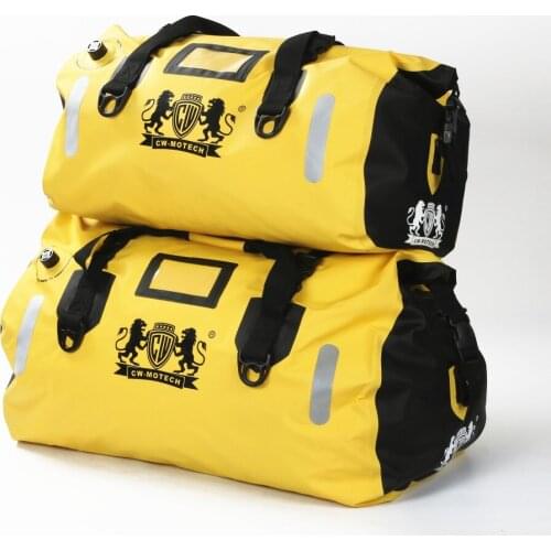 46L CHENGWEI high-capacity waterproof bag for motorcycle travel shine yellow