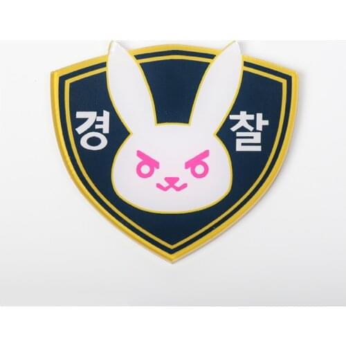50MM Acrylic Officer D.va Badge Dva Brooch D va Hana Song Diva Accessory Fans Gift Bag Decoration For D.va Costume