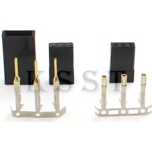 AM-1021B JR/Futaba Male/ Female Connector for RC Model, Servo Connector, Model Receiver Battery ESC Connection