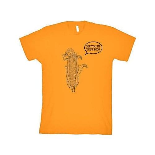 Corn Iowa Corn on The Cob Popcorn Farmer Hot 2019 Summer MenS T Shirt Fashion Print T-Shirt Summer Style Cool Tees