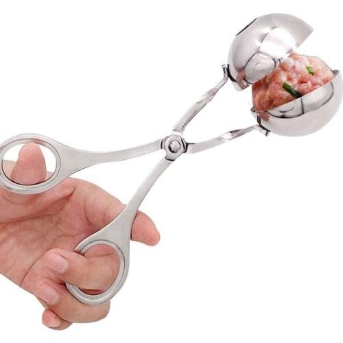 Stainless Steel Meat Baller Cookie Dough Scoop,Meatball Scoop Maker,Ball size 1.4\"&1.7