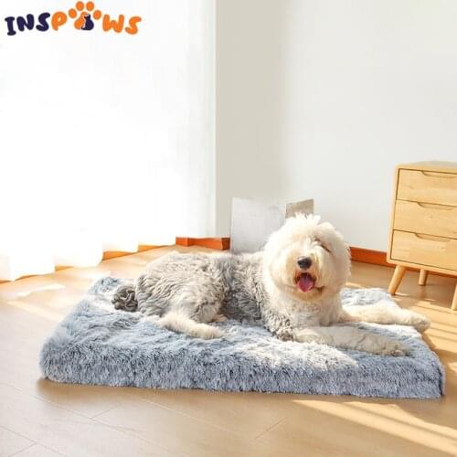 Dog Bed warm cushion for Small Medium Dogs calming Cats Bed Deluxe Plush Washable Pet Crate Pad Sleeping mat Kennel Mattress