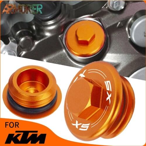 Engine Oil Filler Plug Cap For KTM For KTM 65 85 125 150 250 350 450 500 SX SX-F EXC TPI EXC-F XC TPI Motorcycle Oil Filler Cap