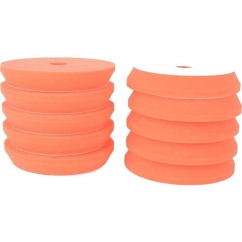 MAYITR 10PCS 6 INCH 150mm Polishing Sponge Waxing Buffing Plate Pads Polishing Pad Kit Set Cleaning Tools For Car Polisher