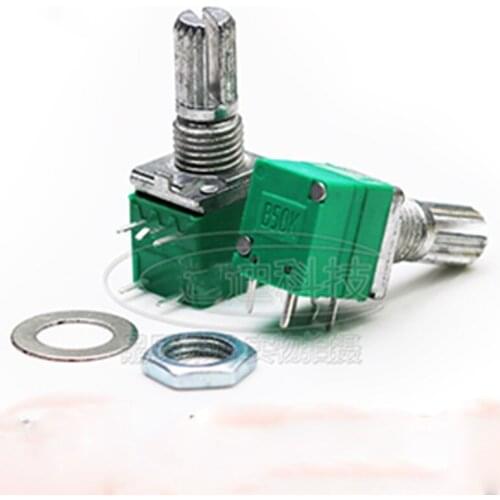 100pcs/lot RV097NS single potentiometer with switching power amplifier five feet resistance parameter 5K 10K 20K 50K 100K 500K