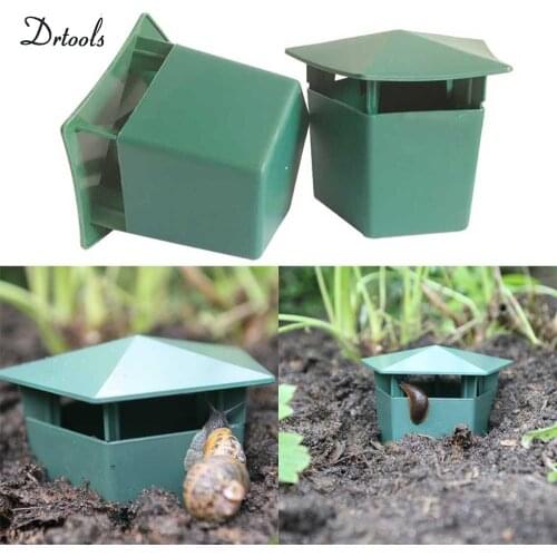 Plastic Farm Protector House Otter Eco Friendly Cage Cleared Catcher Box Planarian Snail Insect Trap Reptile Slug Gardening Tool