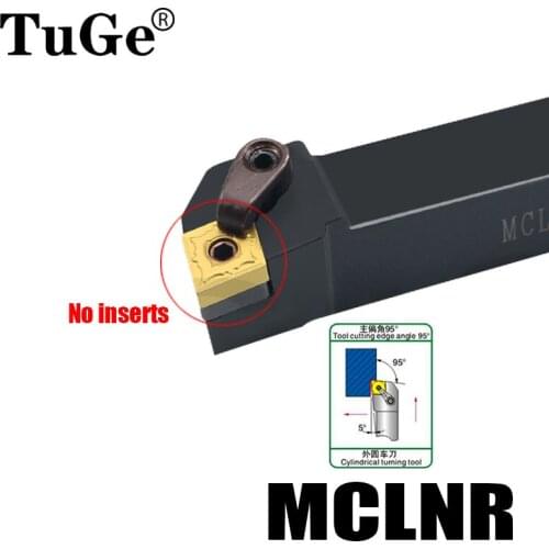 MCLNR1616H12 MCLNR2020K12 MCLNR2525M12 External Lathe Turning Tool Holder Cutting Angle 95° Cutter Holder No with Insert
