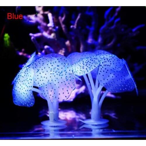 Glowing Artificial Jellyfishes Fish Tank Silicone Simulated Aquatic Plants Fluorescent Vivid Jellyfish Aquarium Decoration