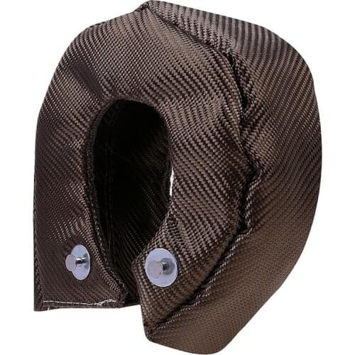 T4 Titanium Turbo Blanket Heat Shield Cover Fiberglass Turbo Charger Cover Heat Shield Barrier Lava Fiber Turbo Blanket Turbocha