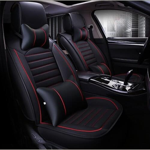 HeXinYan Leather Universal Car Seat Covers for Nissan all models qashqai x-trail tiida Note March Teana Murano auto styling