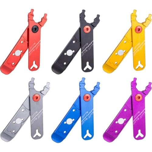 Bicycle chain magic buckle removal clamp valve tool quick buckle installation removal 4 in 1 multi-functional tool