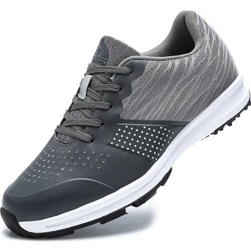 Waterproof Golf Shoes for Men Professional Outdoor Golf Sport Training Sneakers Big Size 39-48 Mens Spikeless Golf Trainers