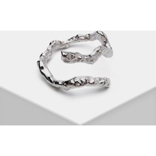 Amorita boutique Daily collocation simple silver color fashion for women F size Rings