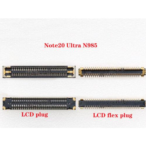 LCD Display FPC Connector Plug MotherBoard Pin For Samsung Note20 Ultra N985