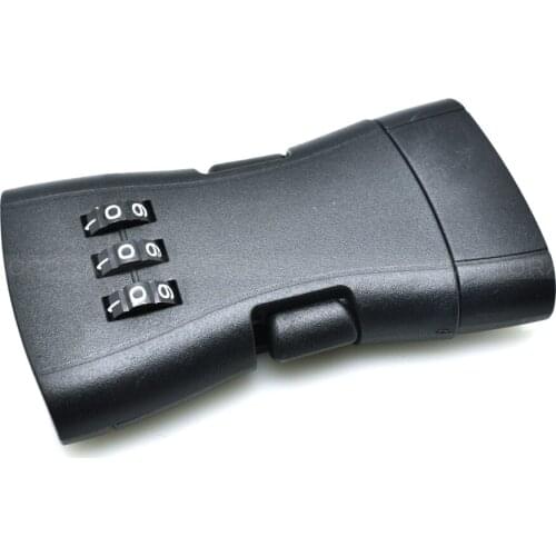 1pcs/pack Pack 1-49/64" Webbing Password Safety Detach Buckle for Travel Luggage Backpack