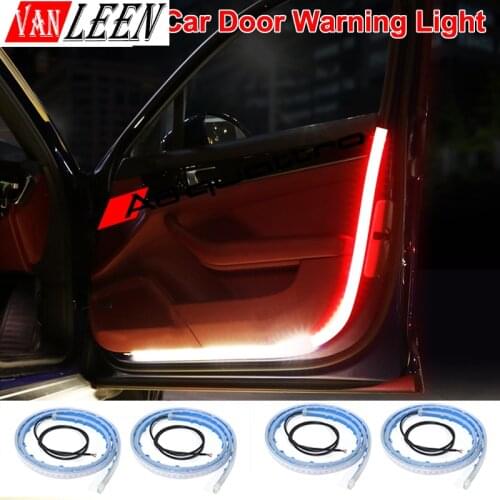 120cm For VW Passat B6 B5 B7 B8 B9 CC Golf Jetta Tiguan T-ROC Lavida Bora Scirocco Car Door Warning Welcome Decor LED Lamp Strip