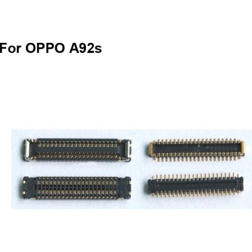 5pcs For OPPO A92S LCD display screen FPC connector For OPPO A 92S logic on motherboard mainboard Oppoa92s