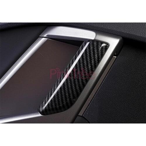 Accessories For Audi Q3 2019 ABS Chrome Interior Door Armrest Decorative Strip Cover Trims Car Styling