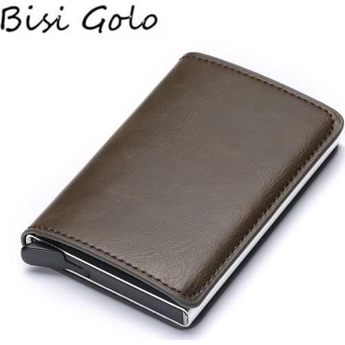 BISI GORO 2020 Slim Wallet Casual Colorful High Quality Credit Card Holder Multifunctional Mini Purse Fashion ID Card Case