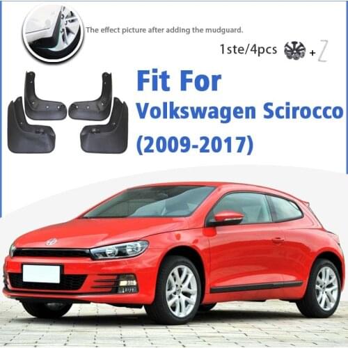 Mudguard For Volkswagen VW Scirocco 2009~2017 3rd Front Rear Mudflaps Mudguards Car Accessories Auto Styline Splash Guard Fender