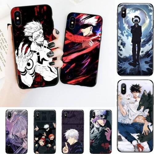 Jujutsu Kaisen Anime Gojo Satoru Phone Case for iPhone 11 12 mini pro XS MAX 8 7 6 6S Plus X 5S SE 2020 XR