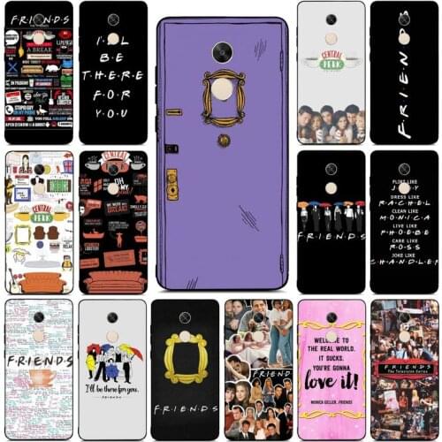 YNDFCNB Friends Season TV Phone Case for RedMi note 4 5 7 8 9 pro 8T 5A 4X case