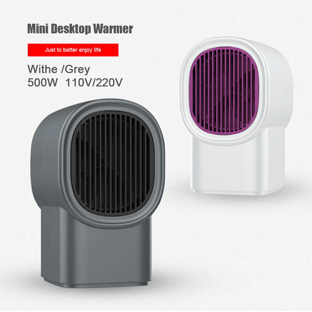 500W Electric Heater Portable Mini Desktop Handy Heater Warmer Machine for Home Office Heater Machine Dropshipping