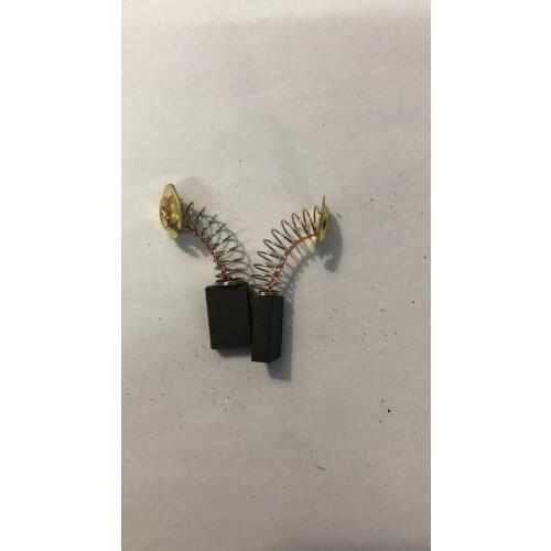 2pcs 5x11x18mm Electric Motor Graphite Carbon Brushes Springs & Wires Power Tool for Air Compressor 1/5" x 7/16" x 43/64"