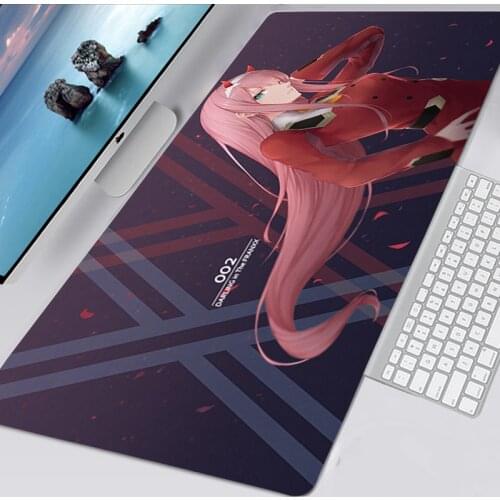 Darling In The Franxx Zero Mouse Pad Anime Keyboard Mouse Mat Large Kawaii Mousepad Gamers Desk Mat Gaming Accessories Mausepad