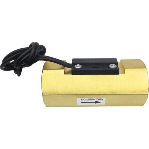 USM-FS21TB Normally open Circuit Magnetic Flow Switch 70W Max Load DC250V AC220V Max Reliable BSP G1/2" Female made of Brass