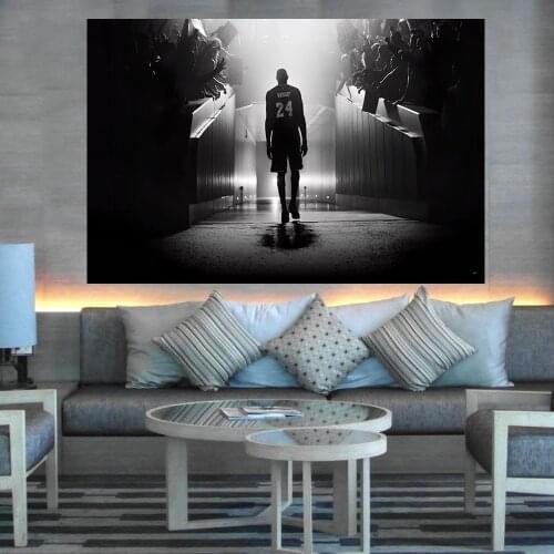 Kobe Bryant retired poster poster promoting decorative painting canvas painter living decoration